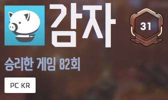 오버워치 플레이어 요약