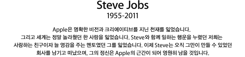 Steve Jobs 1955-2011
